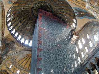 Hagia Sophia, sees käib remont