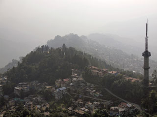 Ganesh Tok, vaade Gangtokile