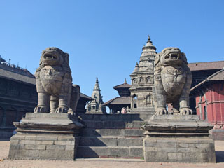 Bhaktapur, kolm lõvi