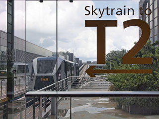 Skytrain to T1, Singapore
