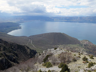 vaade Ohridi järvele